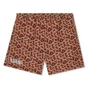 Pleasures Helium Woven Men's‎ Shorts Floral Tapestry Print Embroidered Size XL